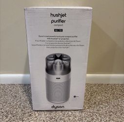 Dyson Hushjet Compact Air Purifier Whisper-Quiet White/Silver HJ10, NEW Sealed