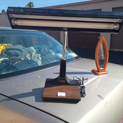 1970's 2 Tube Gooseneck Desk Lamp