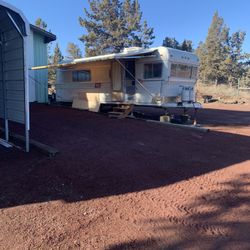 Vintage Upgraded Travel Trailer