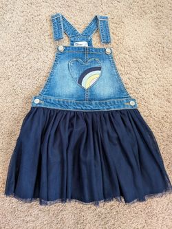 Toddler Jean Overall Dress - Size: 3T
