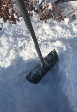 Cleaning snow