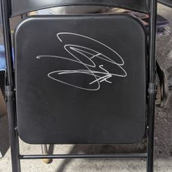 Signed WWE Big Show Autographed Folding Chair Wrestling Memorabilia Display
