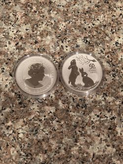 1oz silver Australian Year of the Rabbit