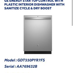 Brand New GE Dishwasher 