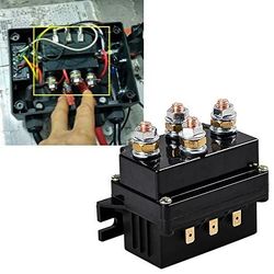 12V 500A Winch Solenoid Contactor Relay for ATV UTV 4WD 4x4 Replacement Winches