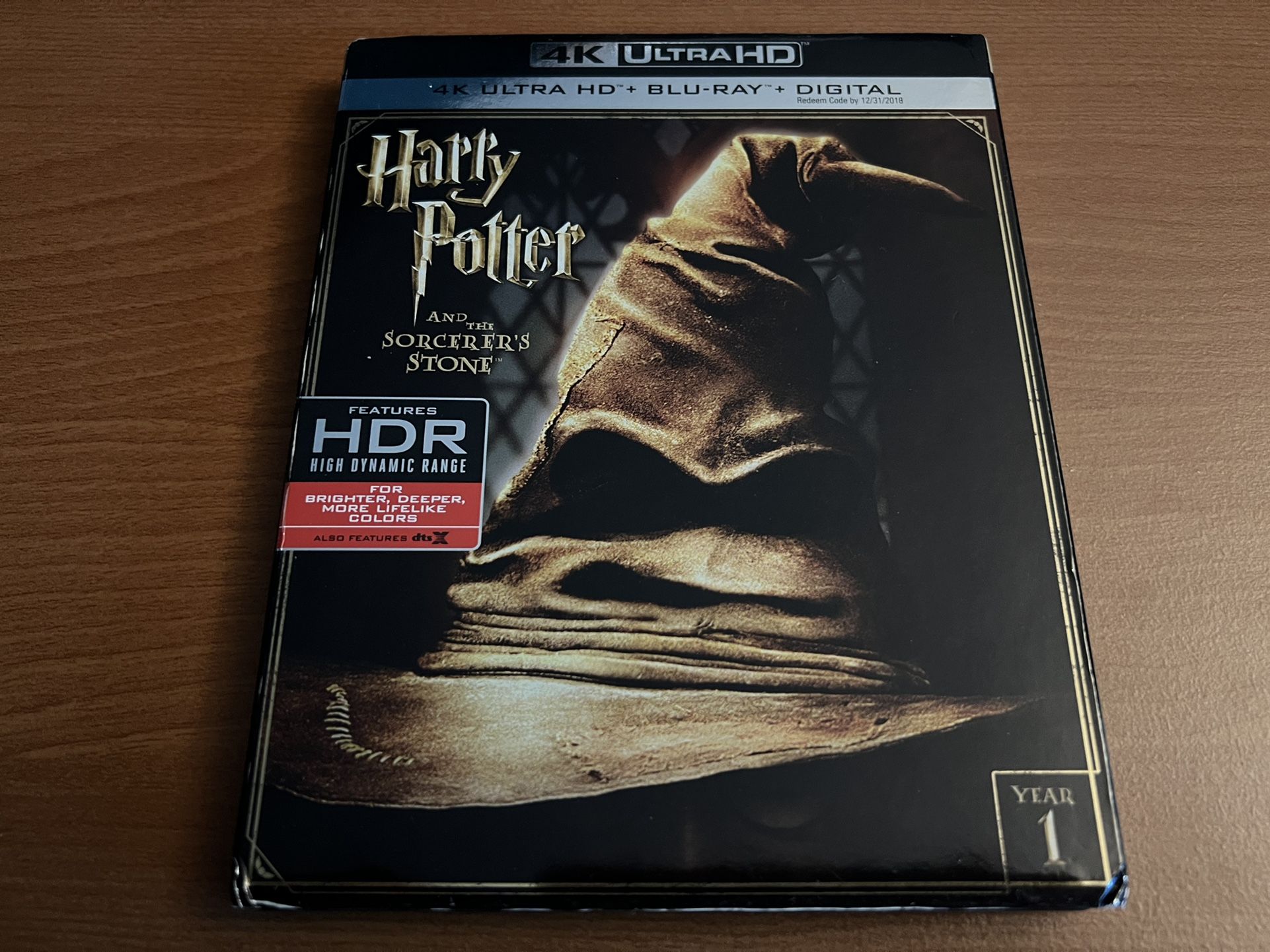 Harry Potter and the Sorcerer’s Stone (4K Ultra HD + Blu-Ray w/ Rare Slipcover)