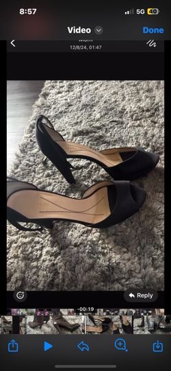 Kate Spade Black Heels