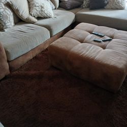 Sectional, Ottoman, & Love Chair
