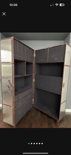 Restoration Hardware Aviation Aviator Steamer Trunk