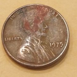 1975 One Cent Penny, FREE SHIPPING 