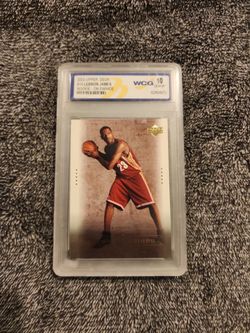 2003 Upper Deck LeBron James Rookie Card WCG