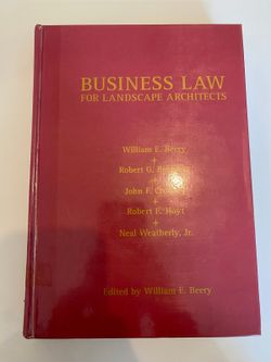 Business Law for Landscape Architects