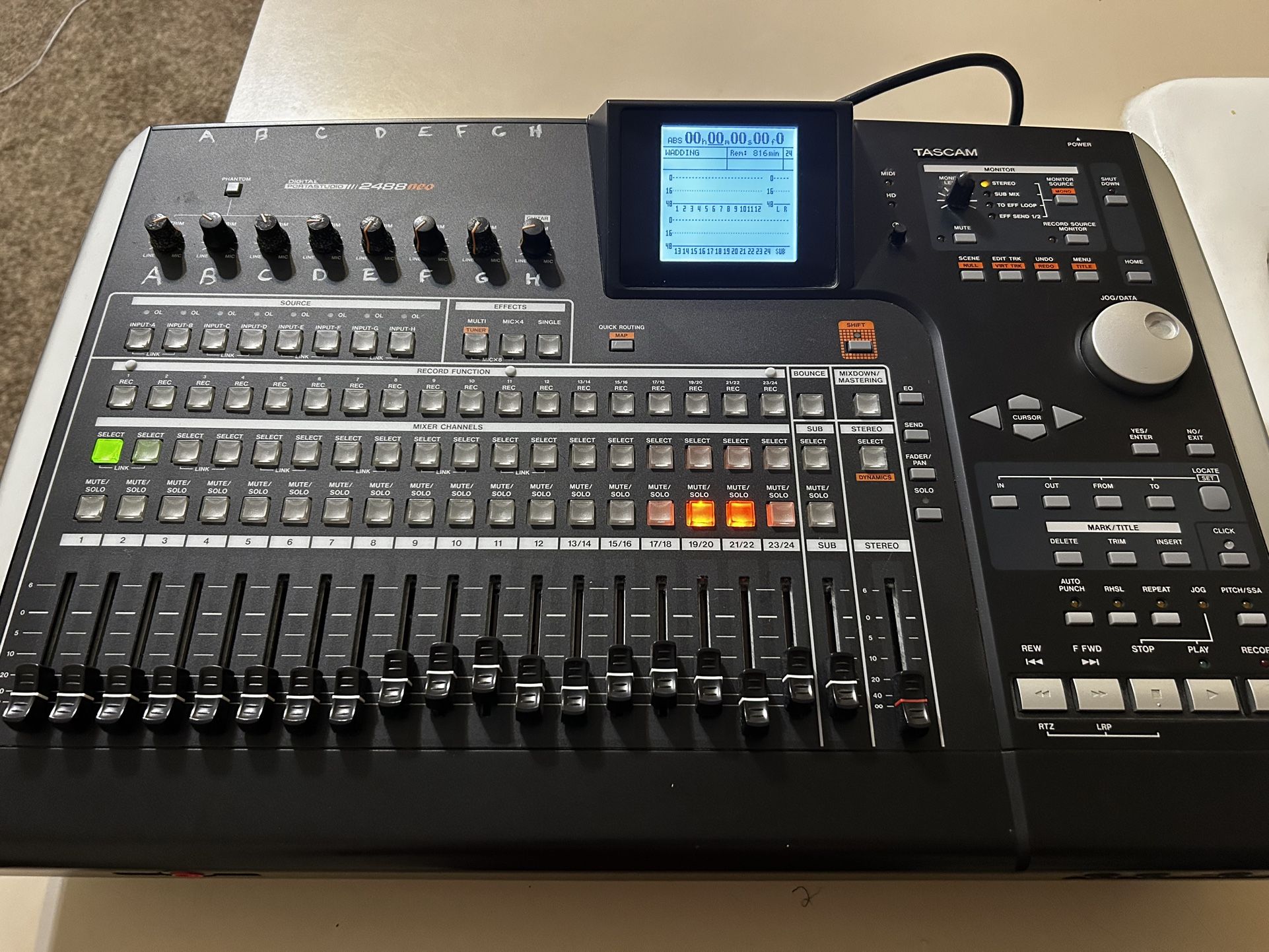 Tascam Dp2488 Neo 24 Track Portastudio