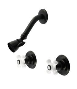 Kingston Brass KB240PXSO Victorian 2-Handle Shower Faucet Matte Black
