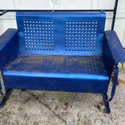 Metal Glider - Mid-Century Modern/Early