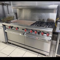 American Range AR-36G-6B Restaurant Range Gas 72"