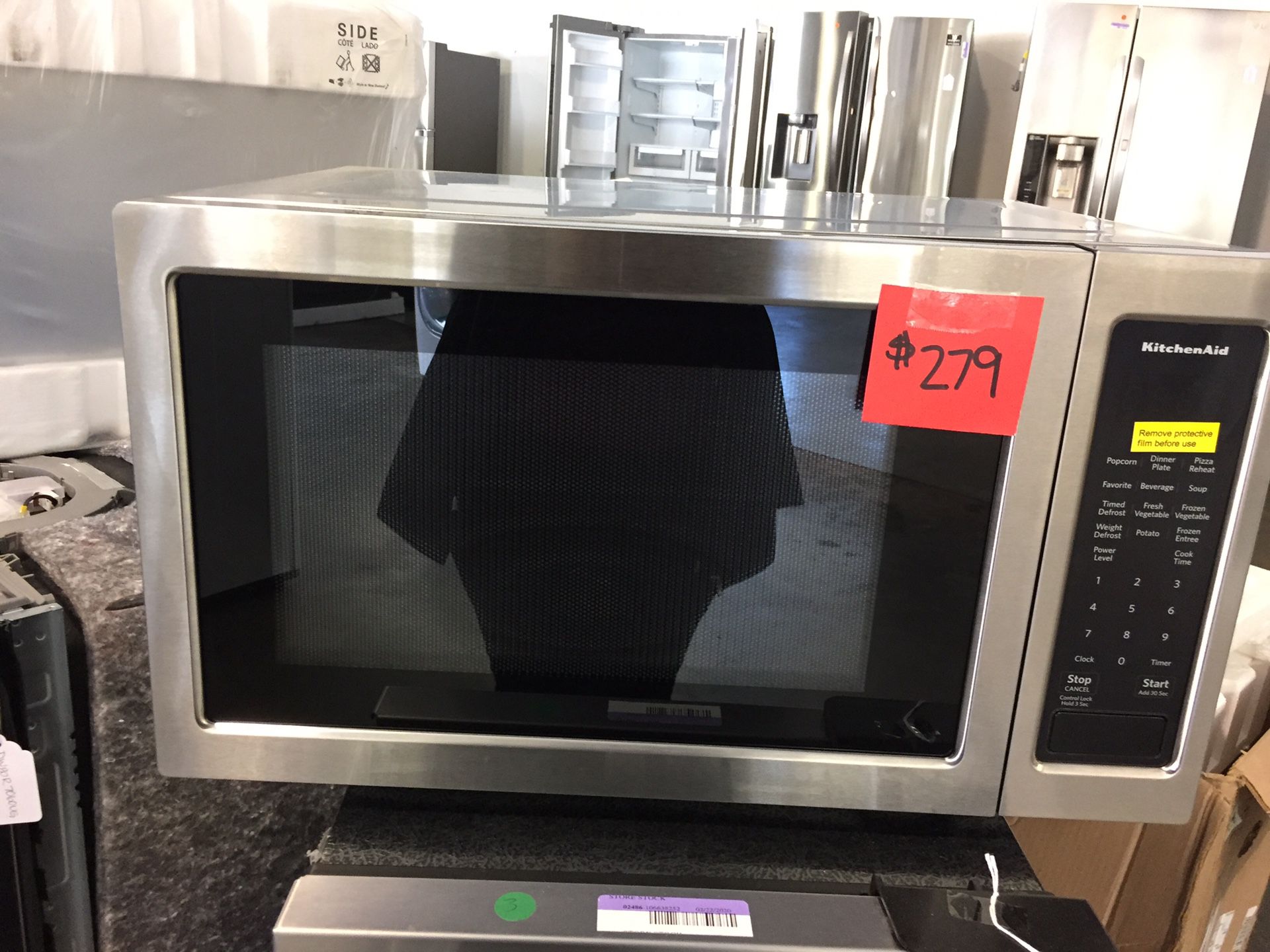Kitchenaid counter top microwave