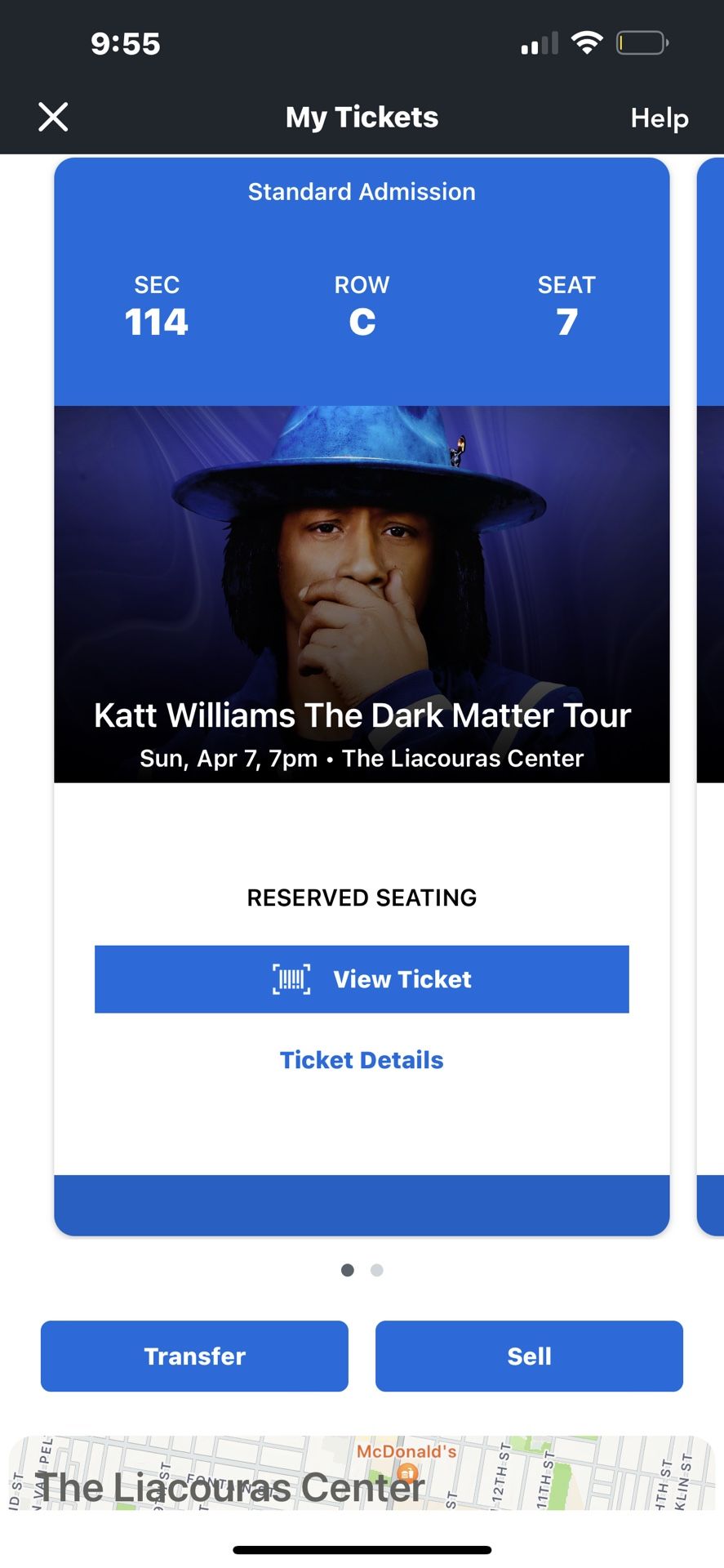 2 Tickets To See Katt Williams at The Liacouras center In Philadelphia, PA