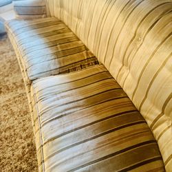 VTG STRIPED VELVET CHESTERFIELD STYLE