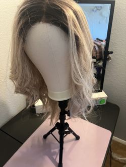 Blonde With Dark Roots Wig 