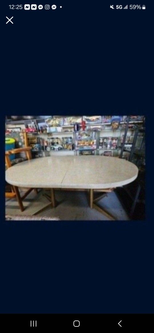 Antique Formica Table With Extender