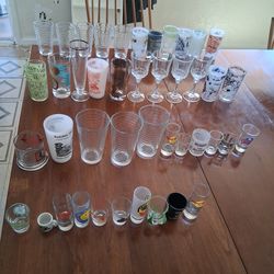 43pc Vintage Glassware: Leaded Crystal Goblets, Warsteiner Beer & Hazel-Atlas Souvenirs – $110 OBO
​Description:
​Selling a diverse and high-quality c