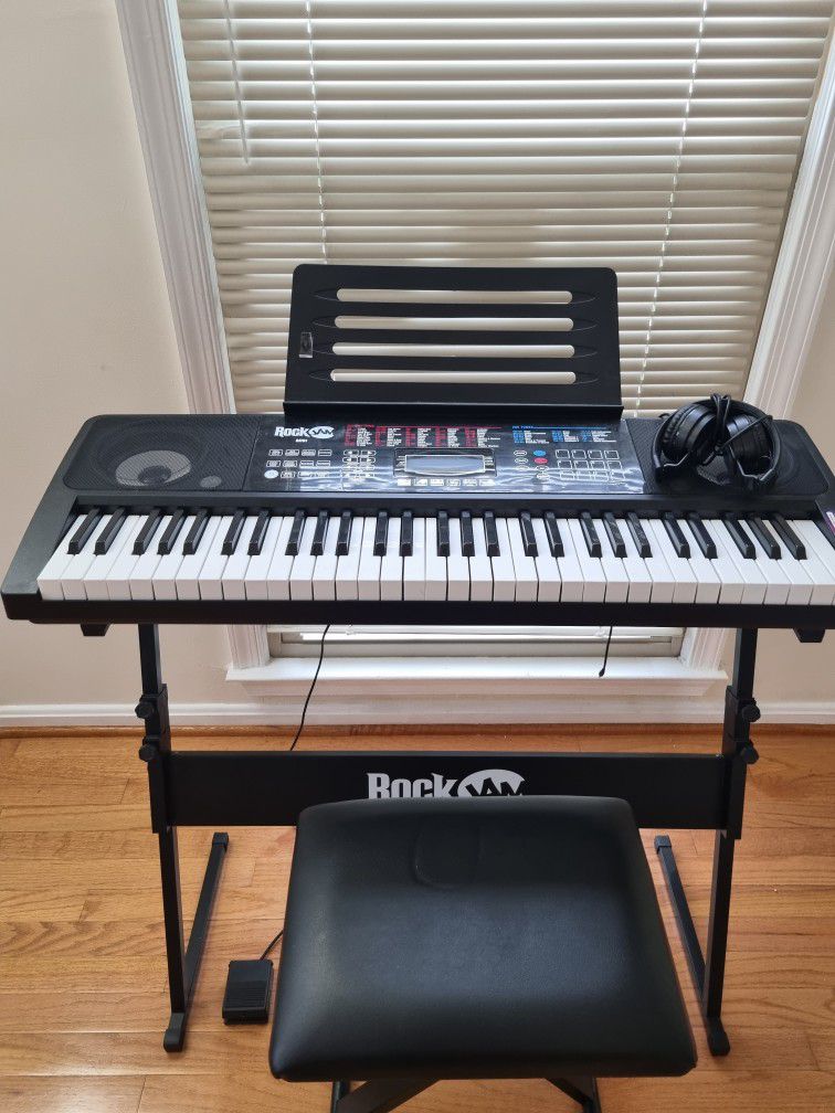 Electric Keyboard (RockJam RJ761 digital piano)