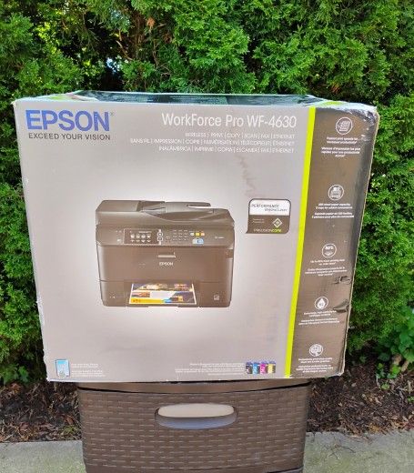 Epson Workforce Pro WF-4630 Wireless Color All-in-One Inkjet Printer ,Scanner Copier fax Profesional office quality
