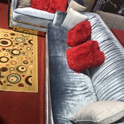 New Sofa Love Seat Set Only $1649 Turn Into Bed We Deliver!