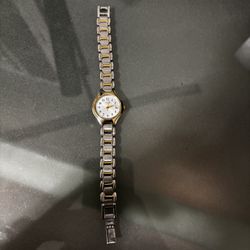 Citizen Quartz Women's Two-Tone Stainless Steel Bracelet Watch, model EU2254-51A.