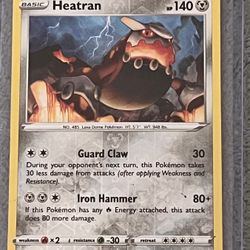 Reverse Holo Heatran 100/172 Rare Brilliant Stars Pokemon TCG