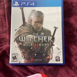 The Witcher - Wild Hunt PS4 Game 