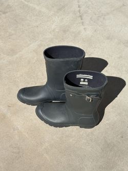 Hunter Boots Size 9 Matte Navy