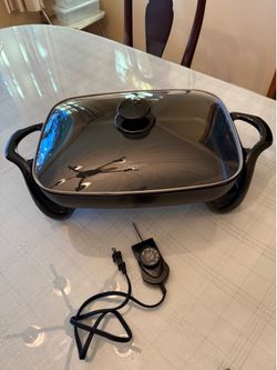 Presto 16-inch Electric Skillet with Glass Cover NEW