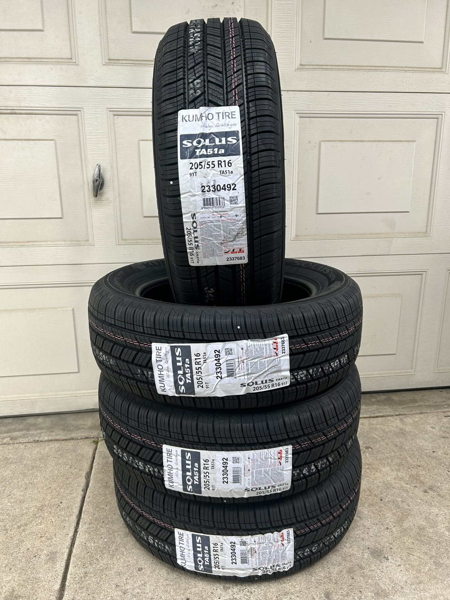 BRAND NEW SET OF KUMHO TIRES 205/55r16 for Sale in Rancho Cucamonga, CA OfferUp