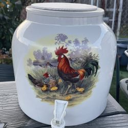 Vintage ceramic water dispenser