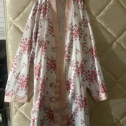 Silky, Cherry Blossom Robe