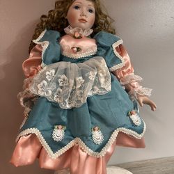 William Tung Collection CATHY Porcelain Doll 25"