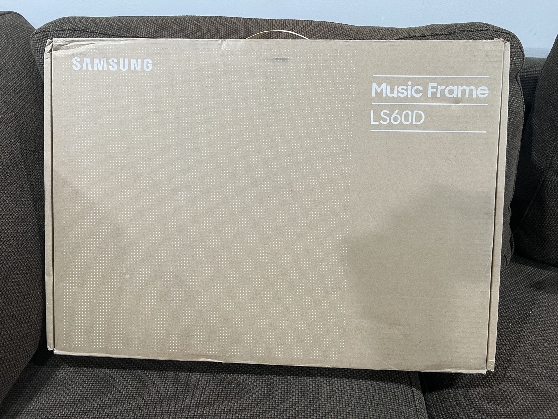 SAMSUNG LS60D Music Frame Smart Speaker with Dolby Atmos Audio, Q-Symphony, Customizable Design, Wide Range Sound, Wireless Wi-Fi and Bluetooth Music
