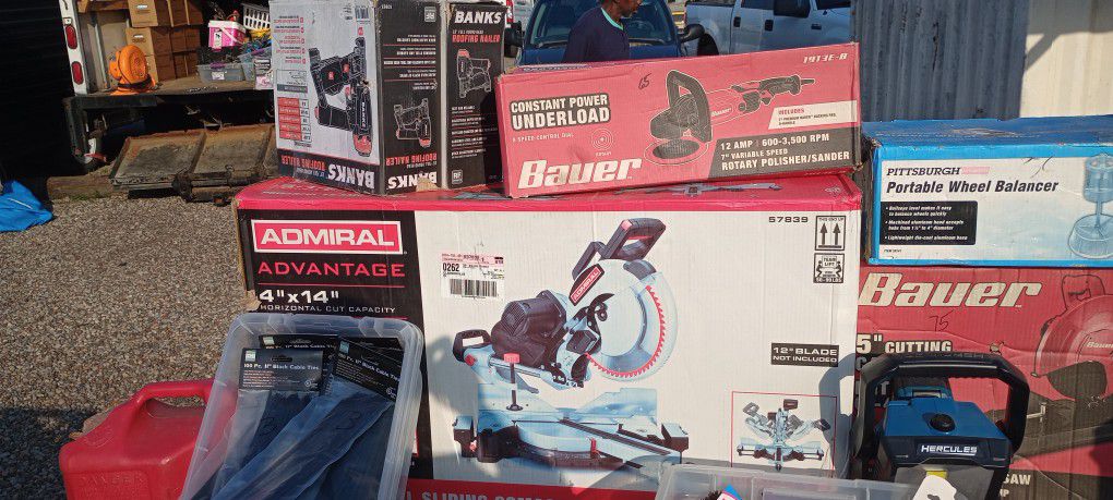 Admiral Compound Miter Saw New In The Box For My Price