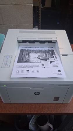 HP Laserjet Pro M203dw Wireless Printer with Toner Included.