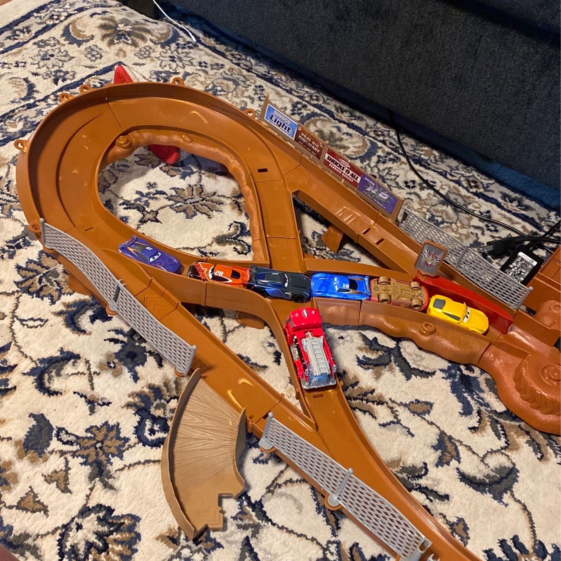 Disney cars Race Track And Cars