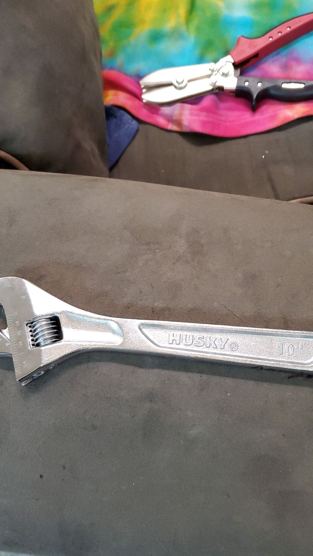 Husky 10" adjustable wrench