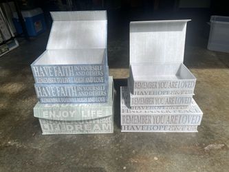 Decorative storage boxes