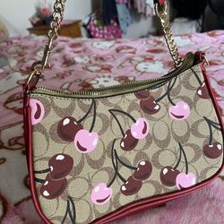 “Coach” Bag Cherry Print 