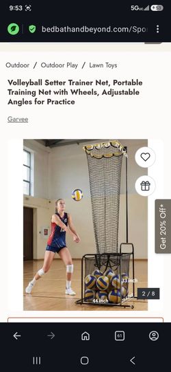 Brand New In Box Adjustable Volleyball Setter Trainer Net