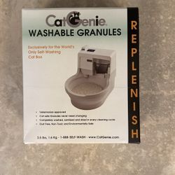 Cat Genie washable Litter Box granules