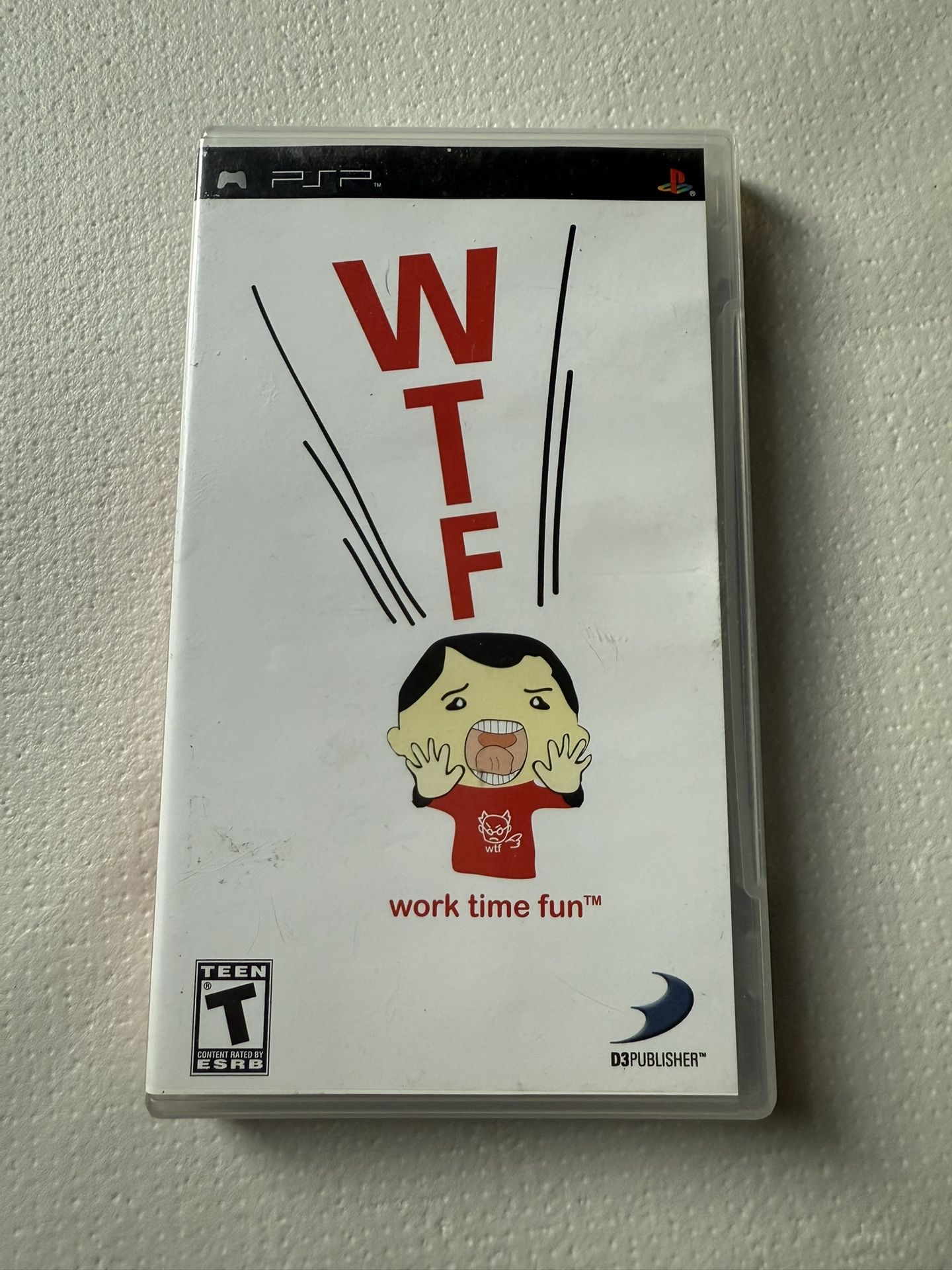 WTF: Work Time Fun - Sony PSP Complete CIB Tested