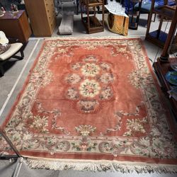 Chinese Oriental Handwoven Aubusson Rug 120x96