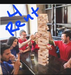 Giant Games for Parties - Jenga, Connect 4 And Cornhole